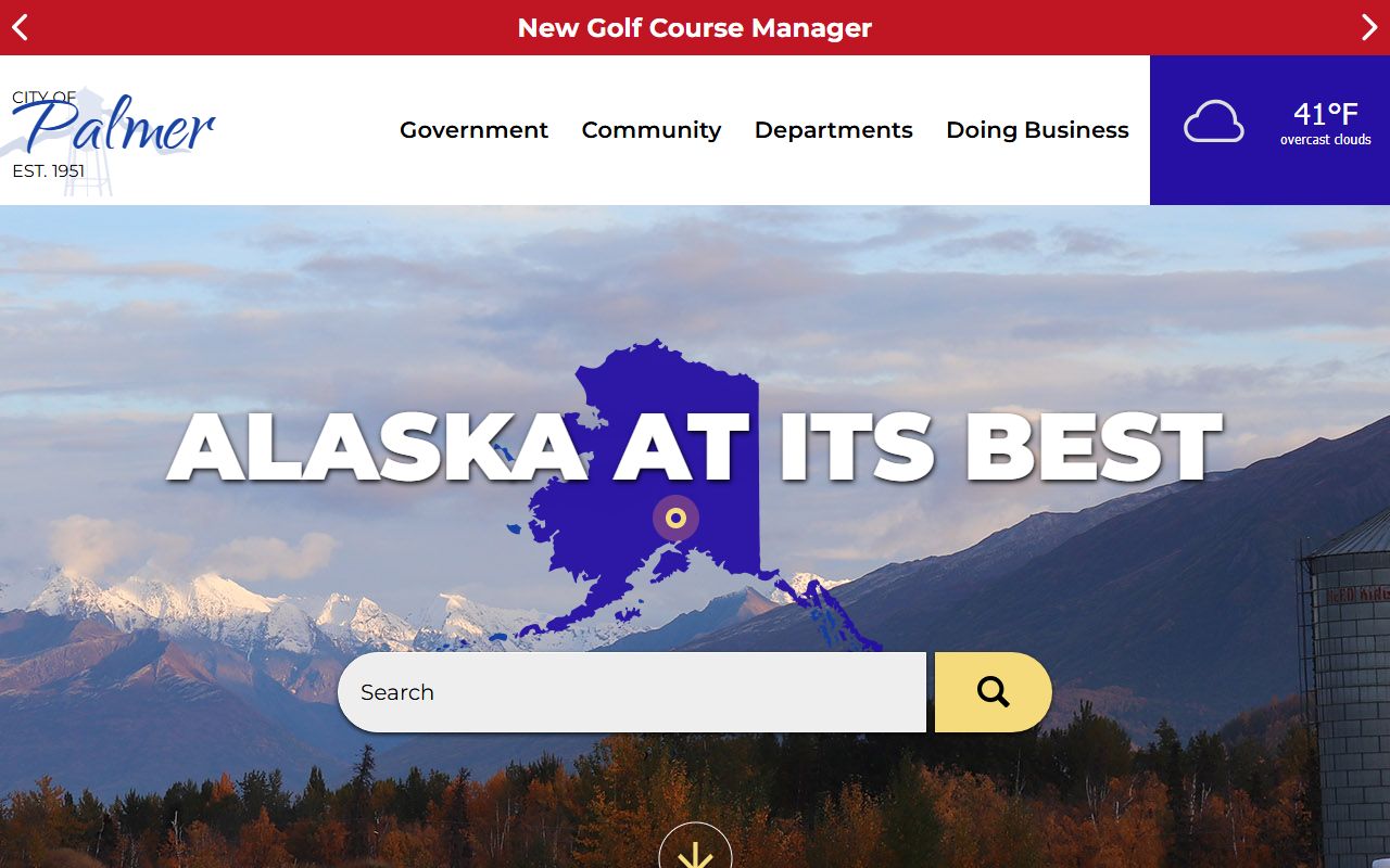 City of Palmer Alaska official website
