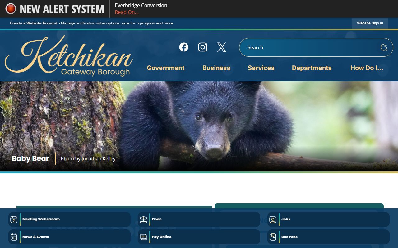 Ketchikan Gateway Borough official website for deed records